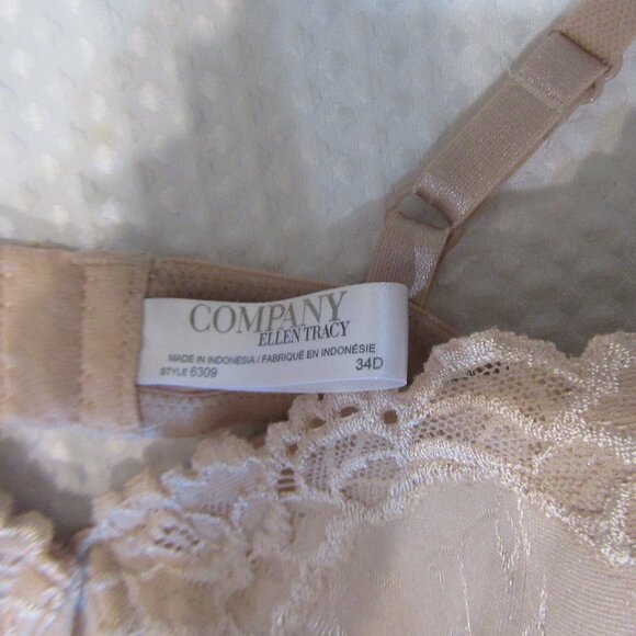 Beige Bra Lightly Padded Size 34 D - Picture 4 of 7